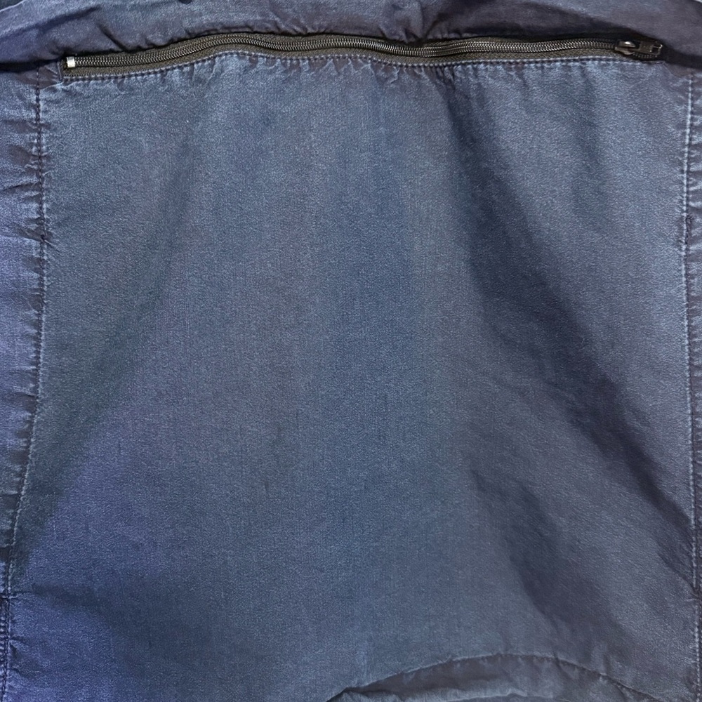 Madewell Navy Pullover Jacket size Medium - image 6